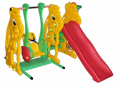 Горка + качели "Заяц". — 9-0097