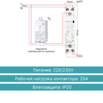 Контактор 25А 220AC