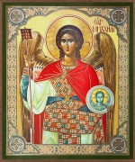 Икона "Архангел Михаил" 15х18 на МДФ-6
