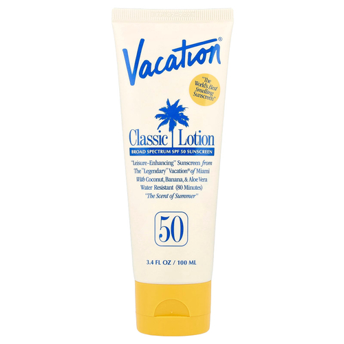 Vacation, классический солнцезащитный лосьон, SPF 50, 100 мл (3,4 жидк. унции)