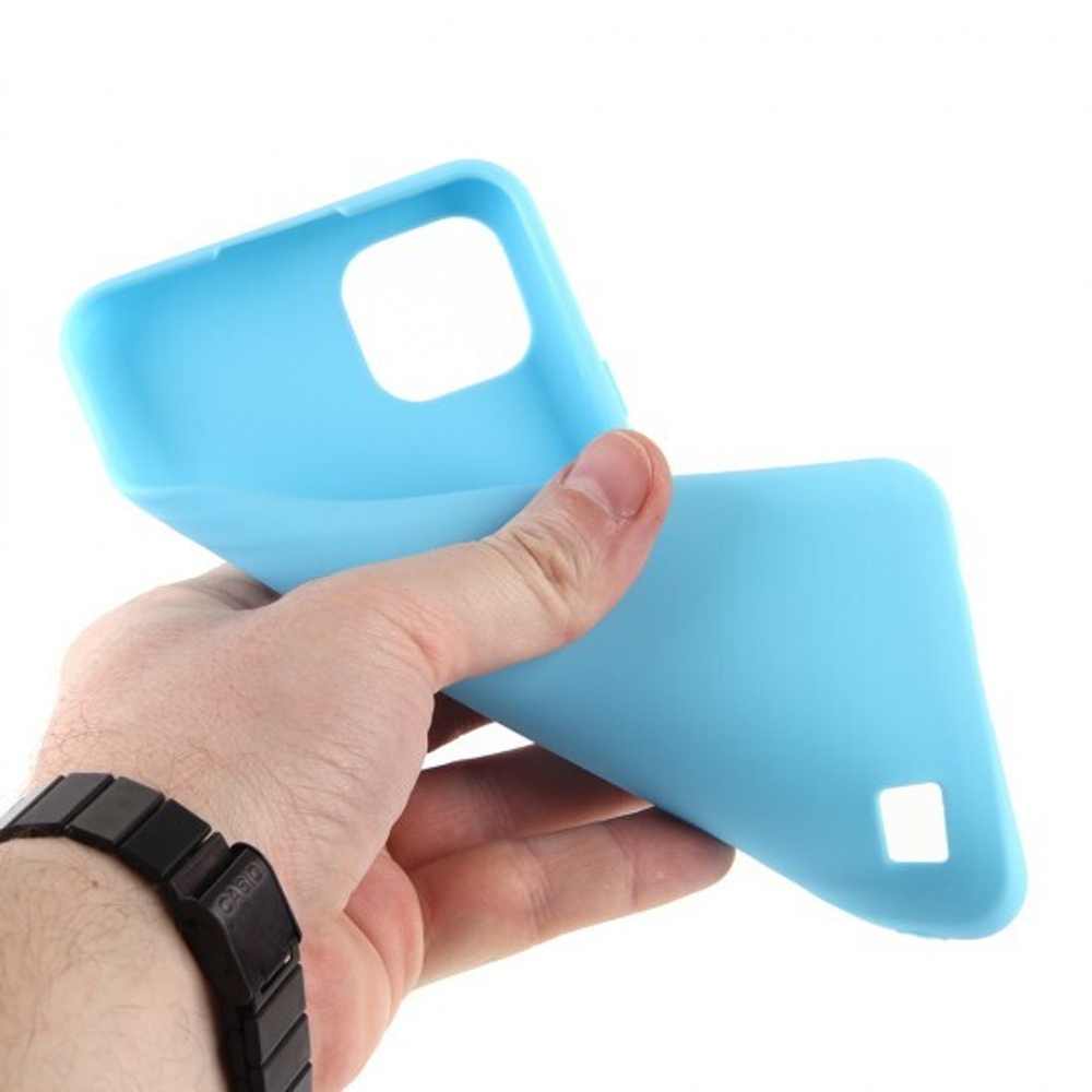 Чехол для Realme C11 (2021), ТПУ, 011010 Голубой