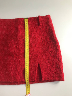 Юбка Zara твидовая короткая, маркировка XS, визуально 42 размер