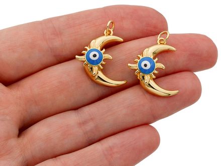 Подвеска "Night" 21мм, с эмалью