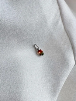 Серебряная подвеска с Турмалином