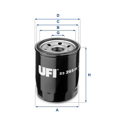 UFI - 2326500-UFI - Oil Filter