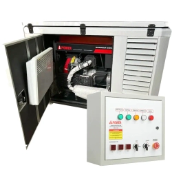 A-iPower A11000EAX бензиновый генератор в зимнем кожухе 1700SS RAL 7035 с блоком АВР 400В/100А (8 pin) 129118/29111