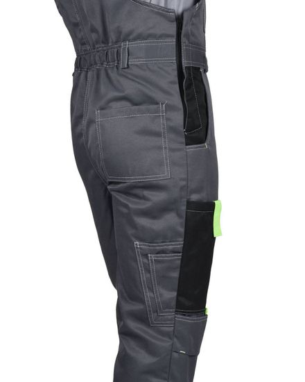 Костюм "Сириус-Фаворит" полукомбинезон (т.серый/черный/лимон)