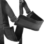 Чёрные секс-качели Spinning Fantasy Swing (Цвет: черный)