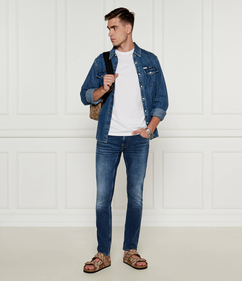 Джинсы MIAMI GUESS - темно-синий(M4BAN1 D5GQ1)