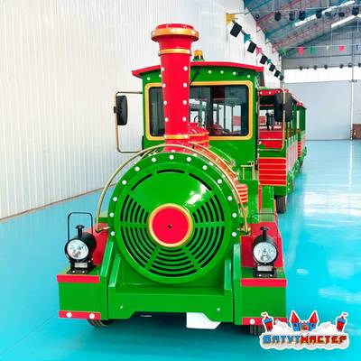 Безрельсовый аттракцион «Изумрудный Карнавал» 2 вагона, 17 мест, с музыкой