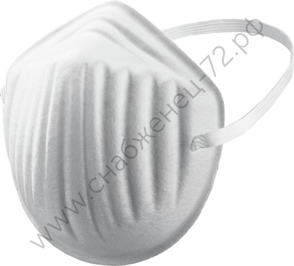 ЗУБР МТ-160 10шт. в упаковке, однослойная, техническая маска (11108-H10)