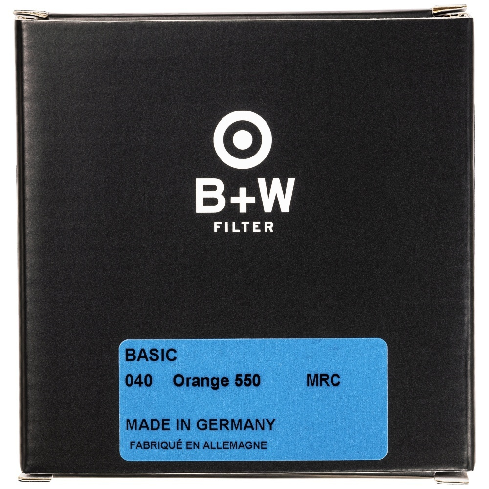 B+W BASIC 040 Orange MRC 550 67mm. Светофильтр для черно-белой съемки