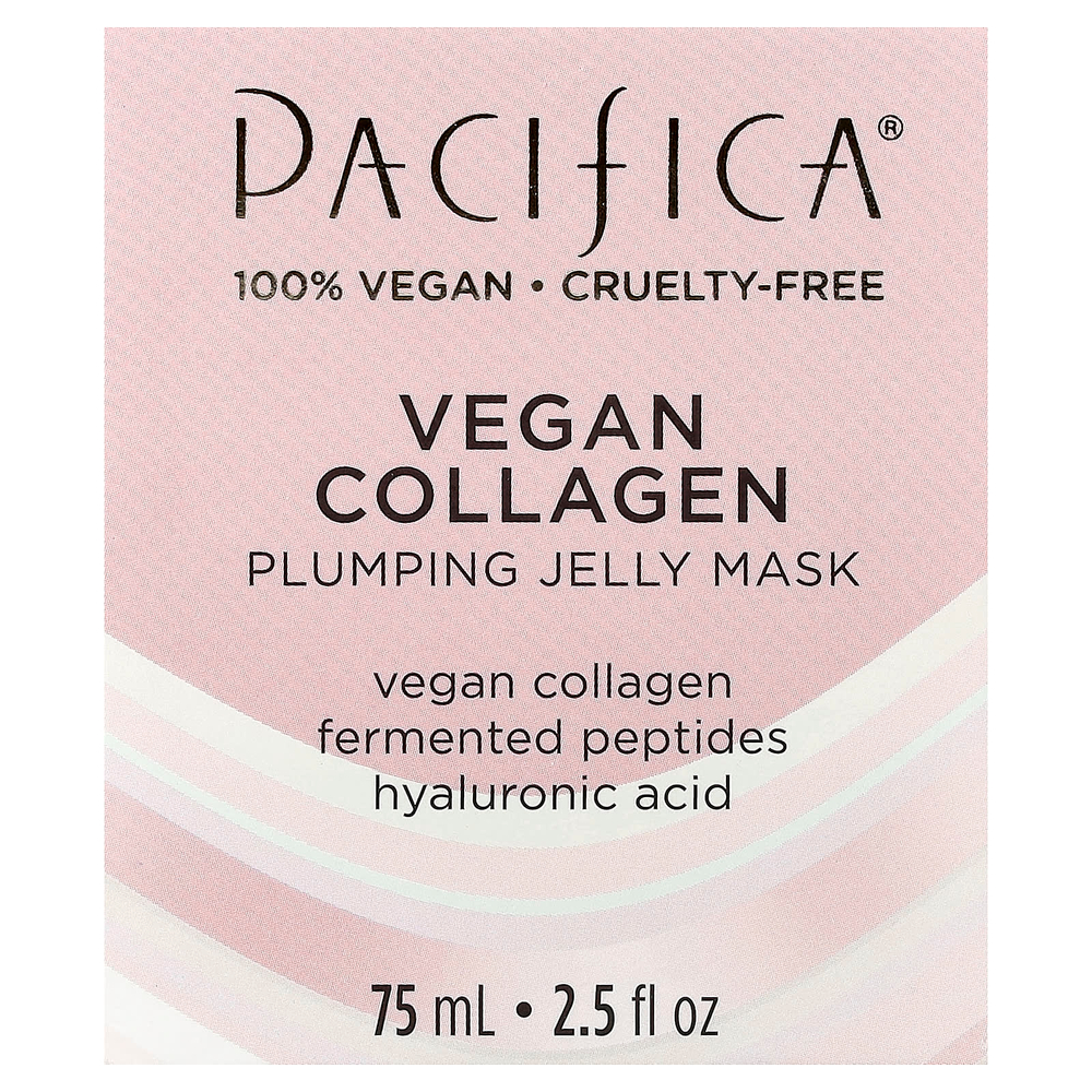 Pacifica, Vegan Collagen, разглаживающая маска с коллагеном, 75 мл (2,5 жидк. унции)