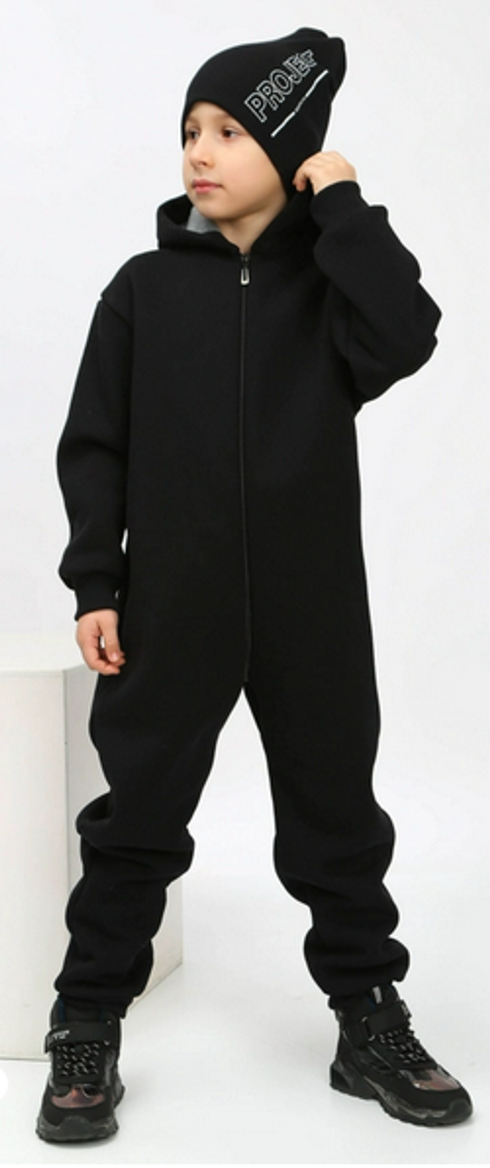 Комбинезон для мальчиков "Жади-2" р-р 128, Чёрный
