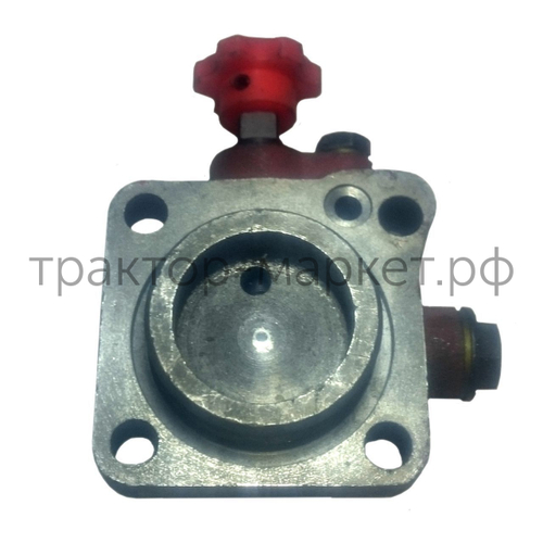 Крышка гидробака передняя с клапаном (гидробак с гильзой вместо блока масляного цилиндра) Уралец