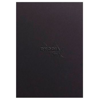 Скетчбук для смешанных техник Rhodia Touch в мягкой обложке А4+ портрет 250 гр черный (116188C)