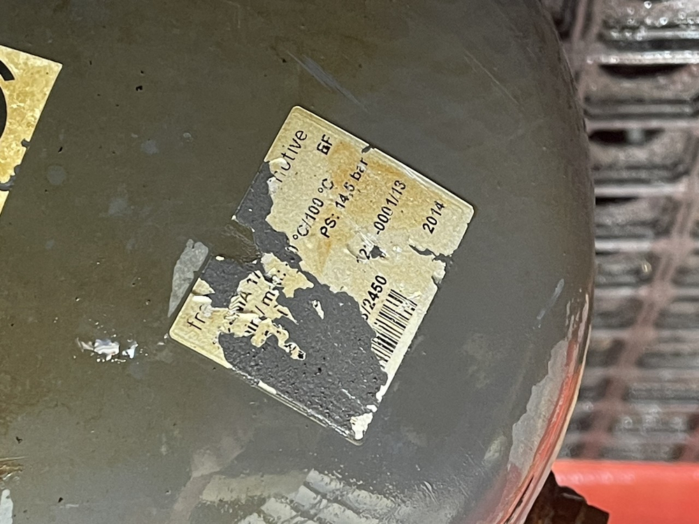 Ресивер воздушный 15L
