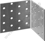 ЗУБР УКА-2.0 80х80х80 х 2 мм, равносторонний крепежный уголок, цинк (310206-080-080)