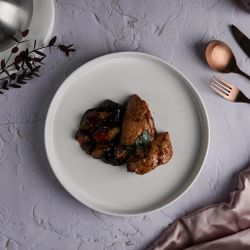 Тарелка с бортом d 25,2 см h3,5 см Frost   Proff Cuisine [6]