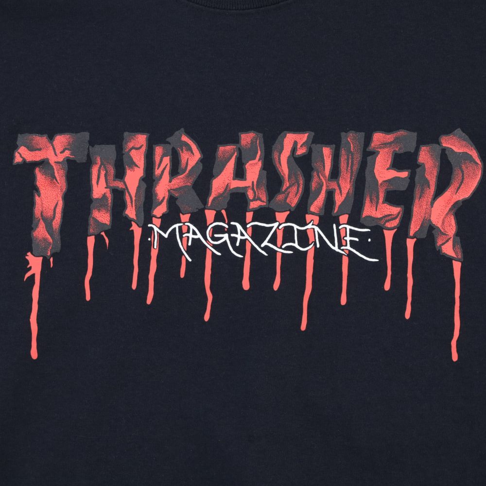 Футболка Thrasher Blood Drip (black)