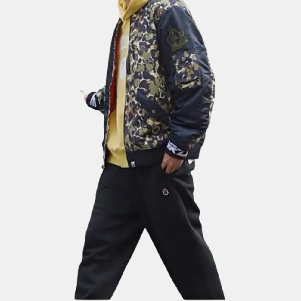 A Bathing Ape X Unkle Mwa Camo Ma 1 Куртка