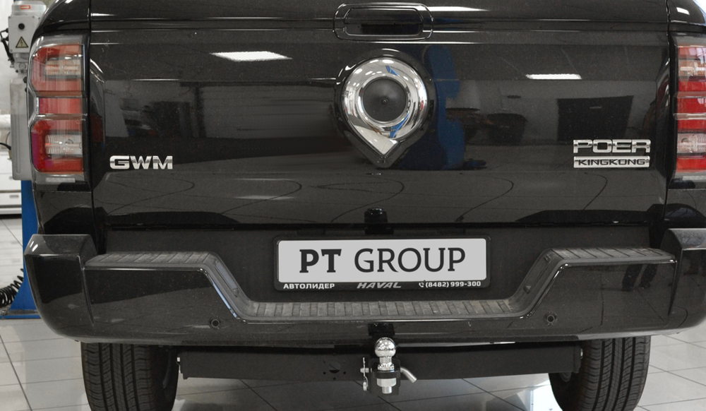 Фаркоп PT GROUP /съемный квадрат/ GWM Poer King Kong 2022- (паспорт и сертификат в комплекте)(без электрики) арт.GPK-22-991122.00