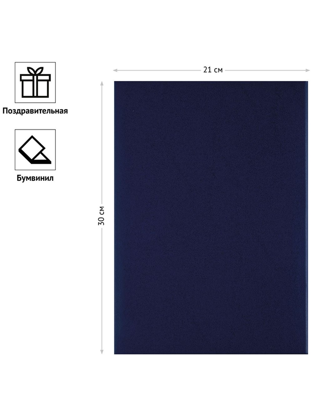 Папка адресная без надписей А4