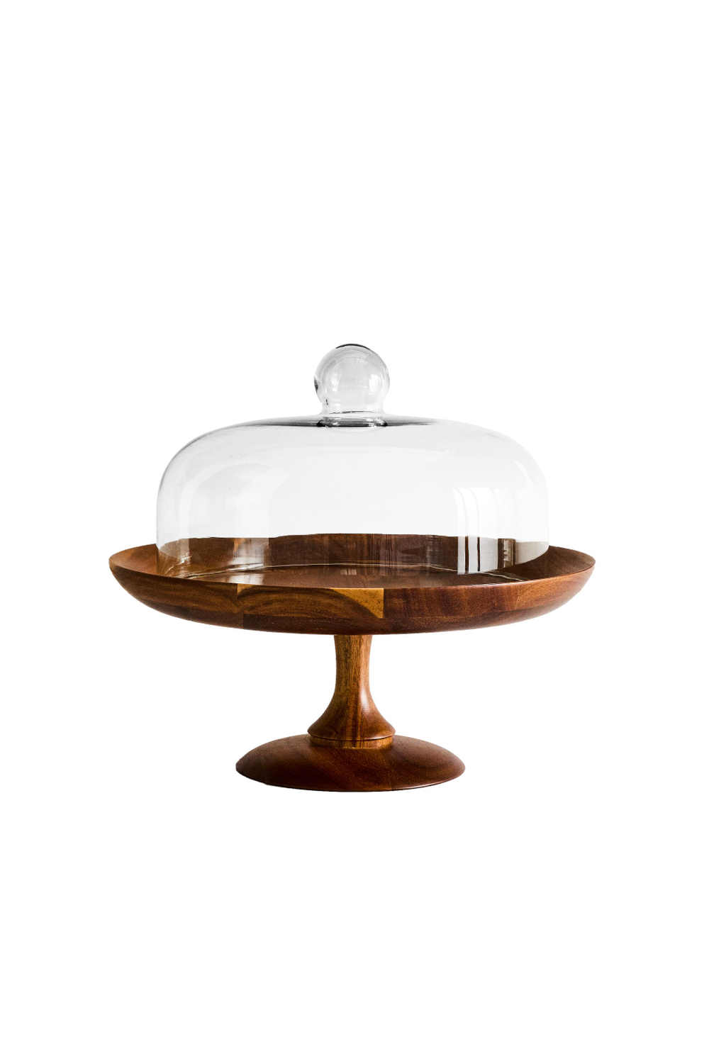 Zara Home сервировочная подставка из стекла, цвет бежевый, 33.5 см