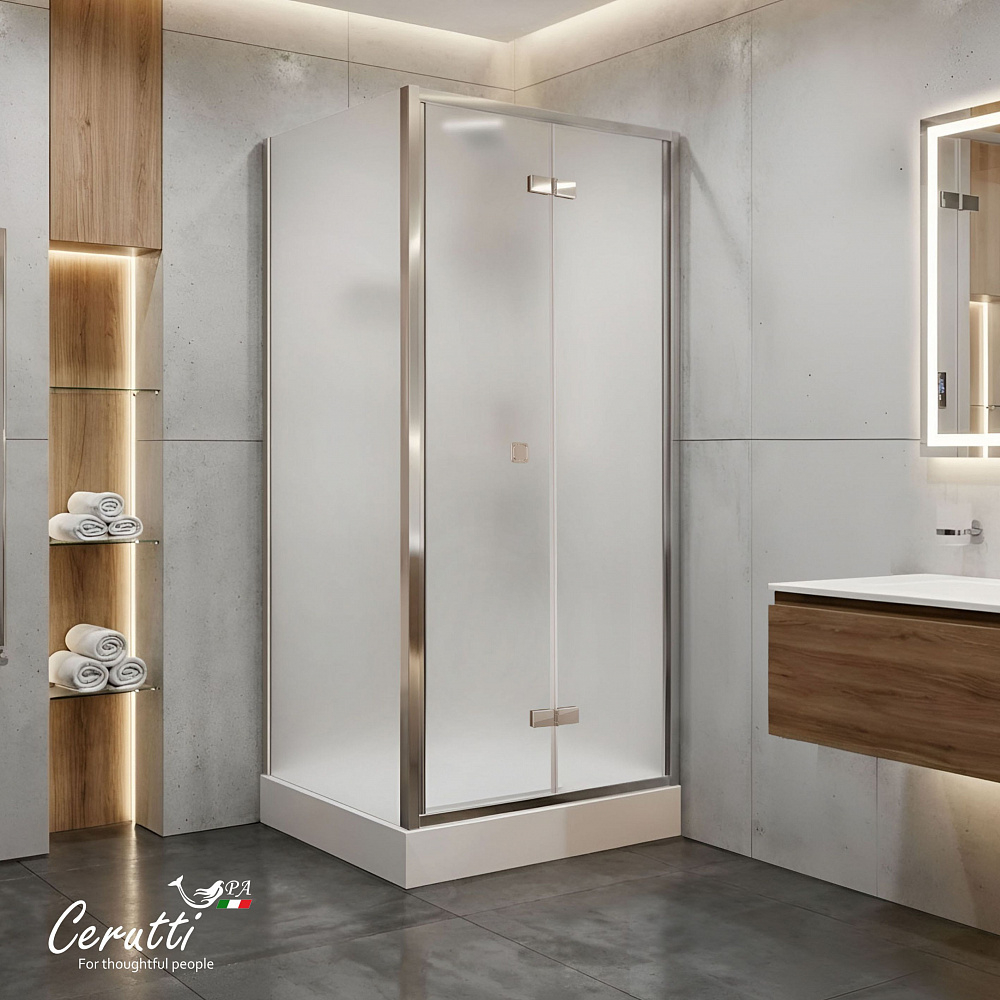 Душевая кабина Ceruttispa БЕЛЛА (BELLA) 90F (90x90x215-225)