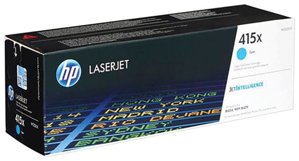 Картриджи HP W2031X голубой