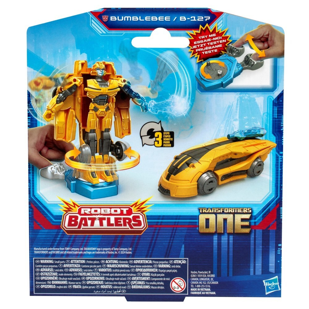 Hasbro Transformers One - Bumblebee Figure (B-127) Robot Battlers F9390 / артикул   F9203 F9390  / GTIN 5010996194541