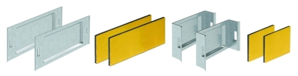 Комплект для обеспечения степени защиты IP44 в местах соединения секций лотков 200х80, цинк-ламельный(аналог горячеоцинкованный)