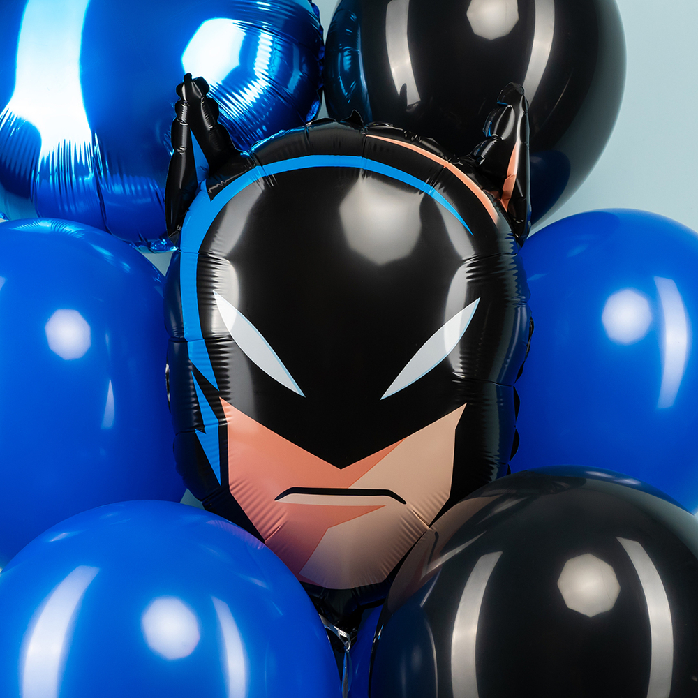 Фольгированный шар-фигура «Голова Бэтмена», 56 см