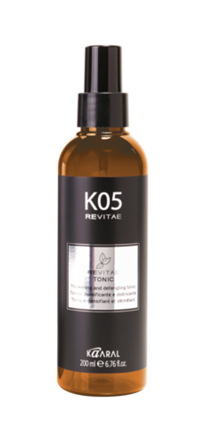 Тоник KAARAL K05 Revitae Tonic Leave-In уплотняющий и облегчающий расчесывание волос - 200 мл.