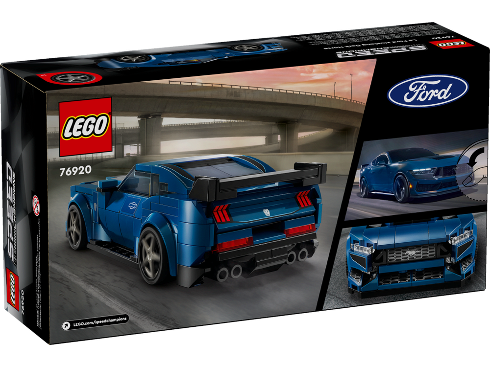 LEGO Speed Champions 76920 «Спортивный автомобиль Ford Mustang Dark Horse» — мощь и стиль