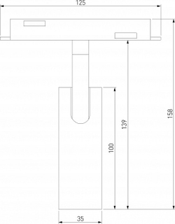 Трековый светильник Elektrostandard 85035/01 латунь