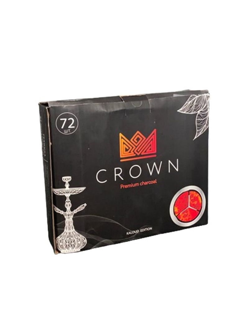 Уголь для кальяна &quot;Crown Kaloud Edition&quot; (Для Калауда) 72шт.