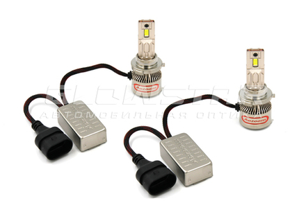 Aozoom P10/HB3-HB4 (9005/9006/9012) с вентилятором 12V 55W 3500Lm (комплект, 2шт)