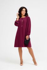 Платье Саманта (46-52) Serenada вишневый (Акция)