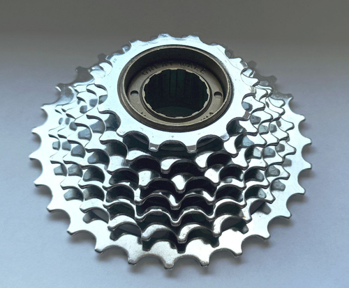 Трещотка TRIX 7 скоростей, зубья 14-28T, сталь, хромированная