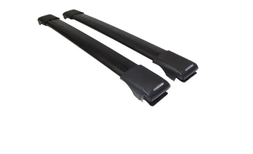 Багажник FICO на рейлинги для Chevrolet Niva 5‑дв. SUV2002-2020, черный, R54-B