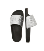 шлепанцы bay_slid_dmpr BOSS BLACK - серебряный(50476854)