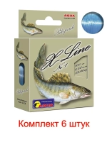 Полиэстровая леска X-Line Pikeperch (Судак) 0,16 мм 3 шт