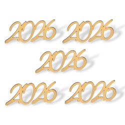 Топпер Мини "2026" ТМ6214 5см 5шт акрил