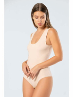 Боди женское бежевый