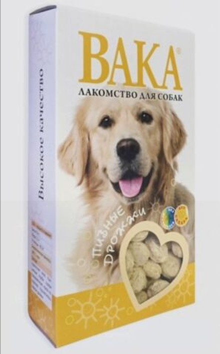 ВАКА лакомство для собак "Пивные дрожжи" 100 г