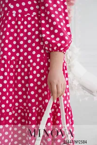 Платье 2504-малиновый Minova