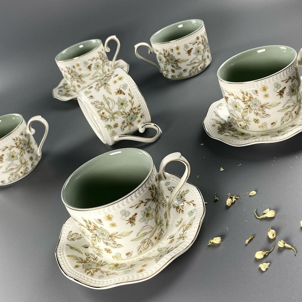 Lenardi 122-109 Чайный набор 12пр.360мл в под.уп.(х6)Фарфор