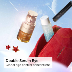 Clarins Double Serum Eye Collection - Подарочный набор для глаз 01 Идеальный Черный 01 Perfect Black, 0