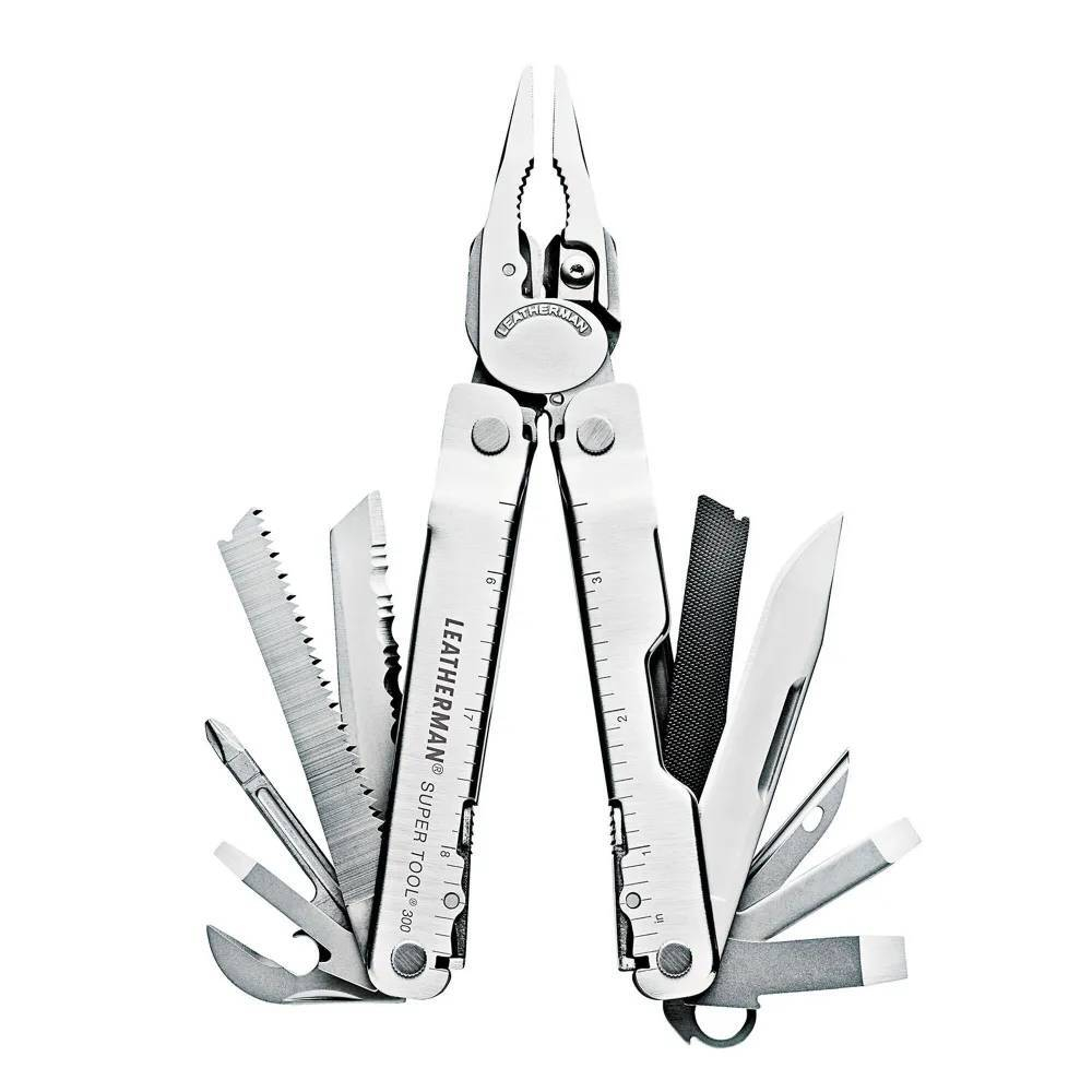 Мультитул Leatherman Super Tool 300 -831148 115мм 19функций серебристый нeйлон.чехол карт.коробка